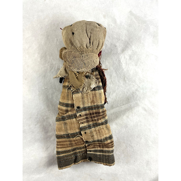 Peruvian Cloth Burial Doll & Babies Ancestor Remembrance Chancay Vintage 10” - Picture 3 of 5
